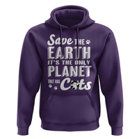 Earth Day Cat Lover Hoodie Save Earth Its The Only Planet With Cats