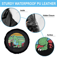 Funny Earth Day Dinosaur Lover Spare Tire Cover Save The Planet