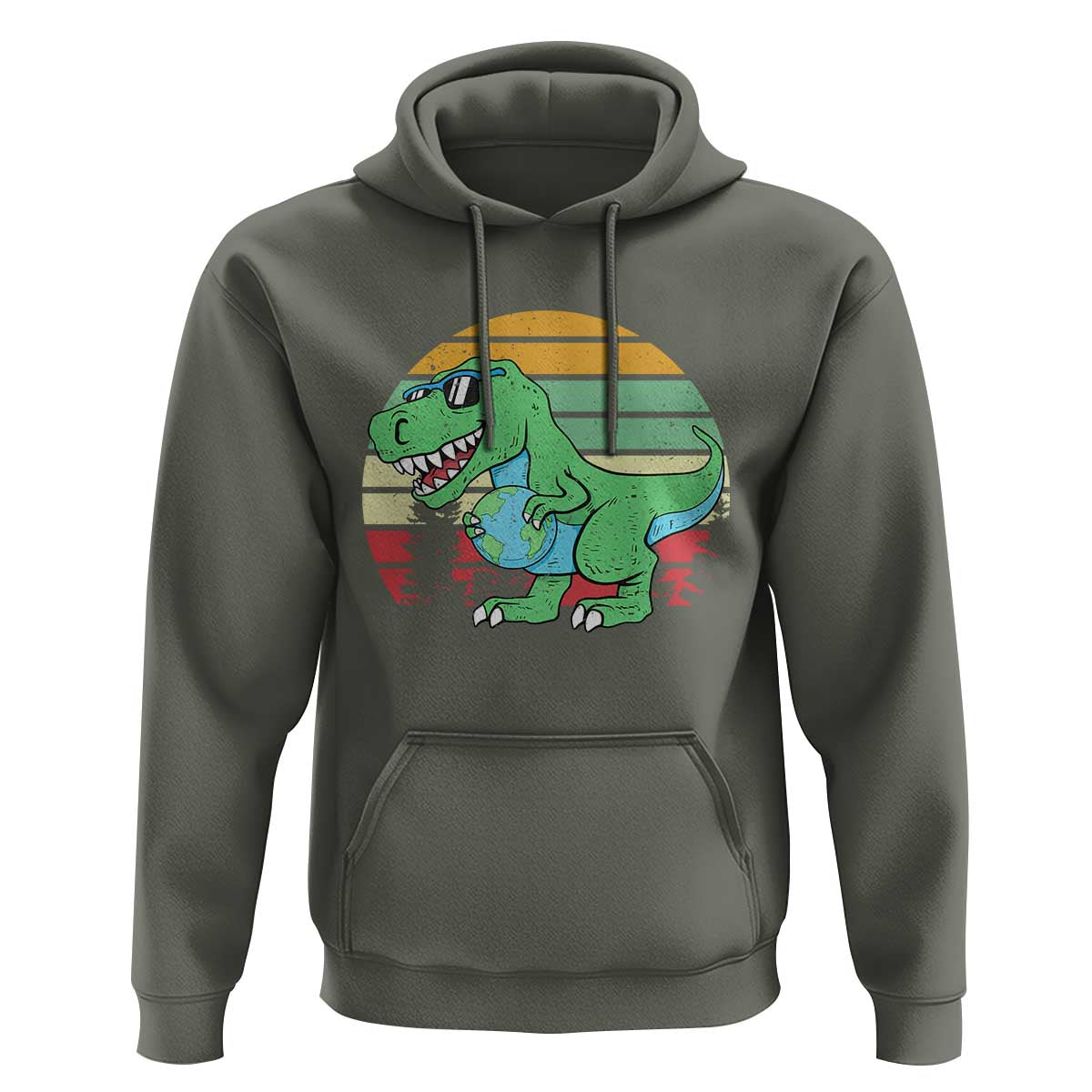 Funny Earth Day Dinosaur Lover Hoodie Save The Planet