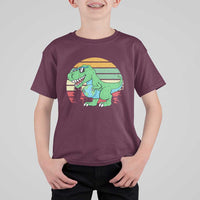 Funny Earth Day Dinosaur Lover T Shirt For Kid Save The Planet