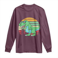 Funny Earth Day Dinosaur Lover Long Sleeve Shirt Save The Planet