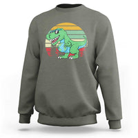 Funny Earth Day Dinosaur Lover Sweatshirt Save The Planet