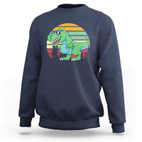 Funny Earth Day Dinosaur Lover Sweatshirt Save The Planet