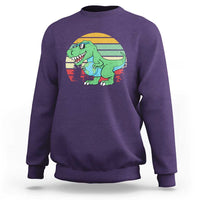 Funny Earth Day Dinosaur Lover Sweatshirt Save The Planet