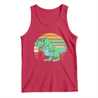 Funny Earth Day Dinosaur Lover Tank Top Save The Planet