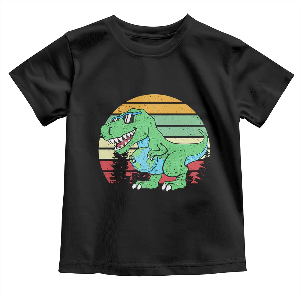 Funny Earth Day Dinosaur Lover Toddler T Shirt Save The Planet