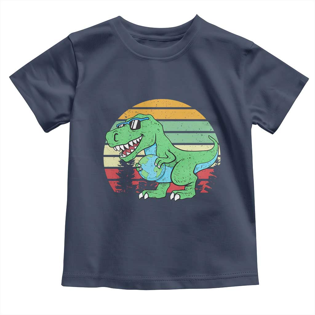 Funny Earth Day Dinosaur Lover Toddler T Shirt Save The Planet