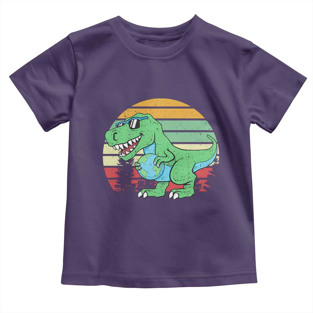Funny Earth Day Dinosaur Lover Toddler T Shirt Save The Planet