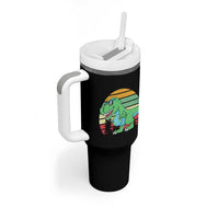 Funny Earth Day Dinosaur Lover Tumbler With Handle Save The Planet