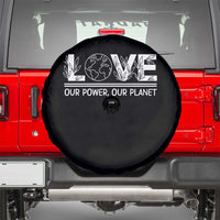 Our Power Our Planet Spare Tire Cover Earth Day Eco Friendly