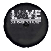 Our Power Our Planet Spare Tire Cover Earth Day Eco Friendly