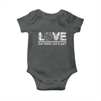 Our Power Our Planet Baby Onesie Earth Day Eco Friendly