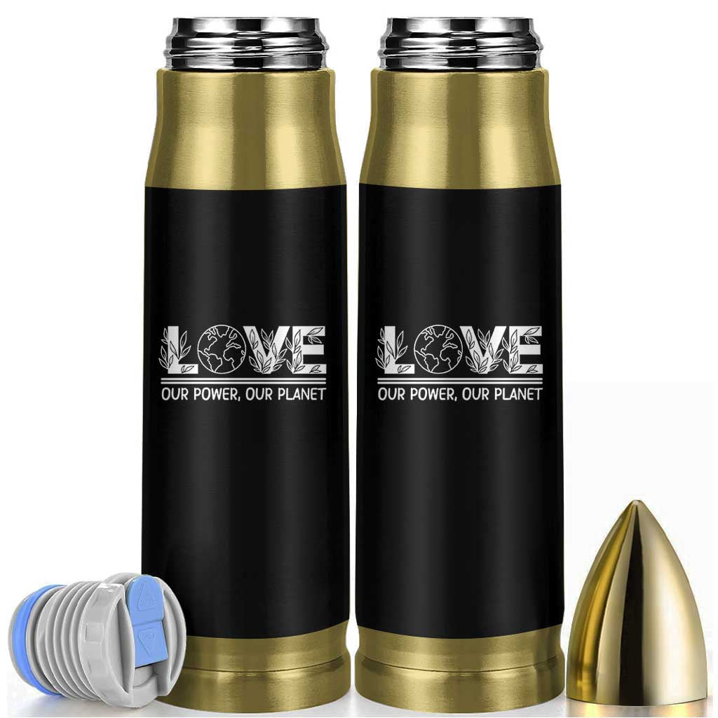 Our Power Our Planet Bullet Tumbler Earth Day Eco Friendly