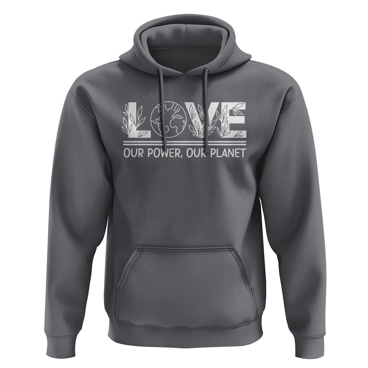 Our Power Our Planet Hoodie Earth Day Eco Friendly