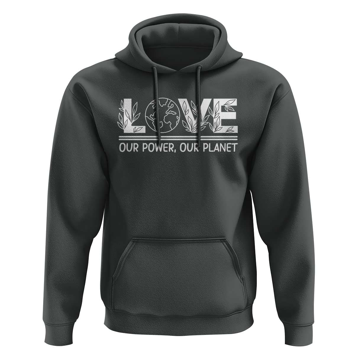 Our Power Our Planet Hoodie Earth Day Eco Friendly