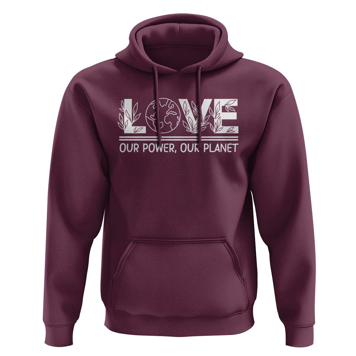 Our Power Our Planet Hoodie Earth Day Eco Friendly