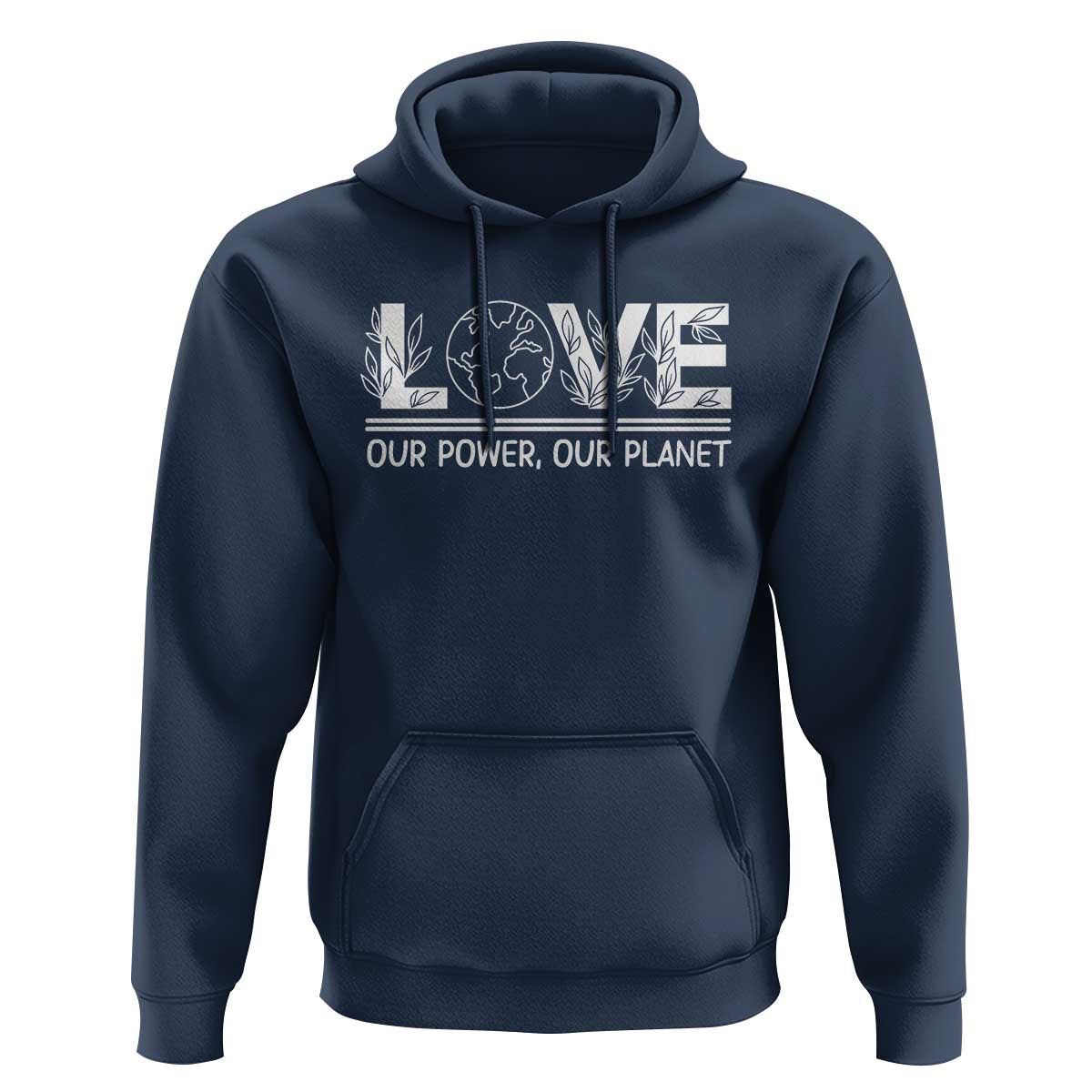 Our Power Our Planet Hoodie Earth Day Eco Friendly