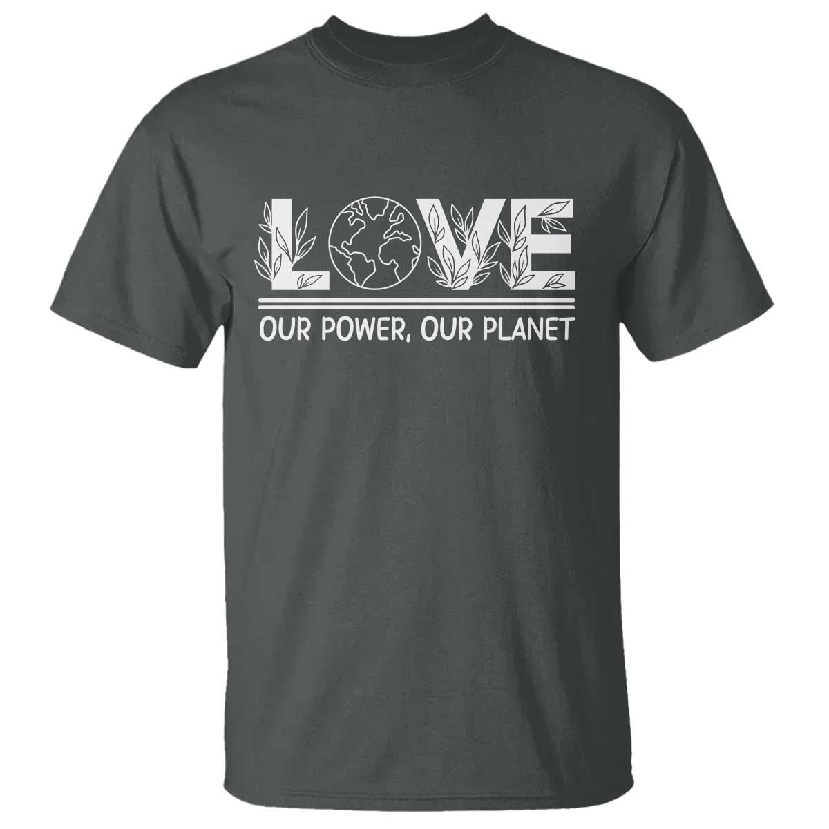 Our Power Our Planet T Shirt Earth Day Eco Friendly