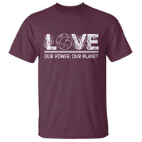 Our Power Our Planet T Shirt Earth Day Eco Friendly