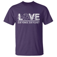 Our Power Our Planet T Shirt Earth Day Eco Friendly