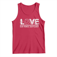 Our Power Our Planet Tank Top Earth Day Eco Friendly