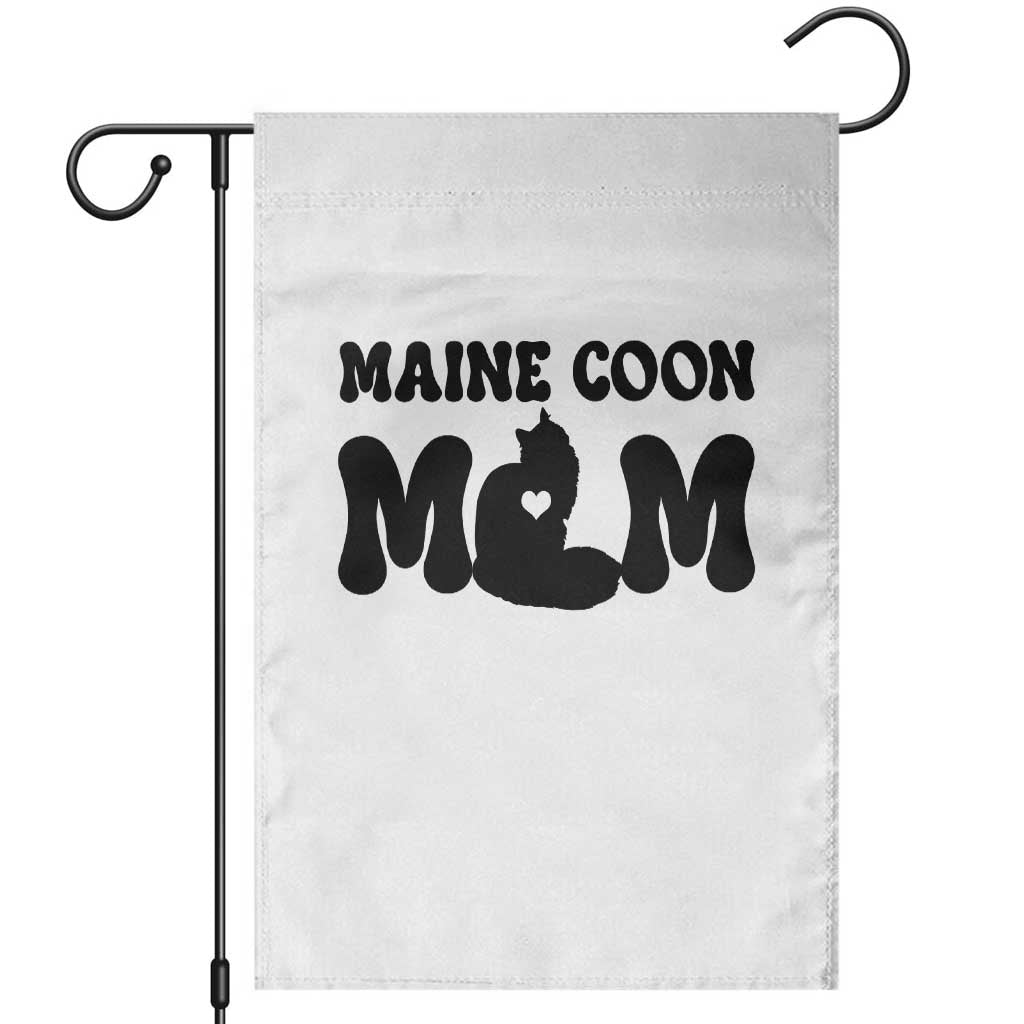 Maine Coon Mom Garden Flag Cat Lover Gift For Her