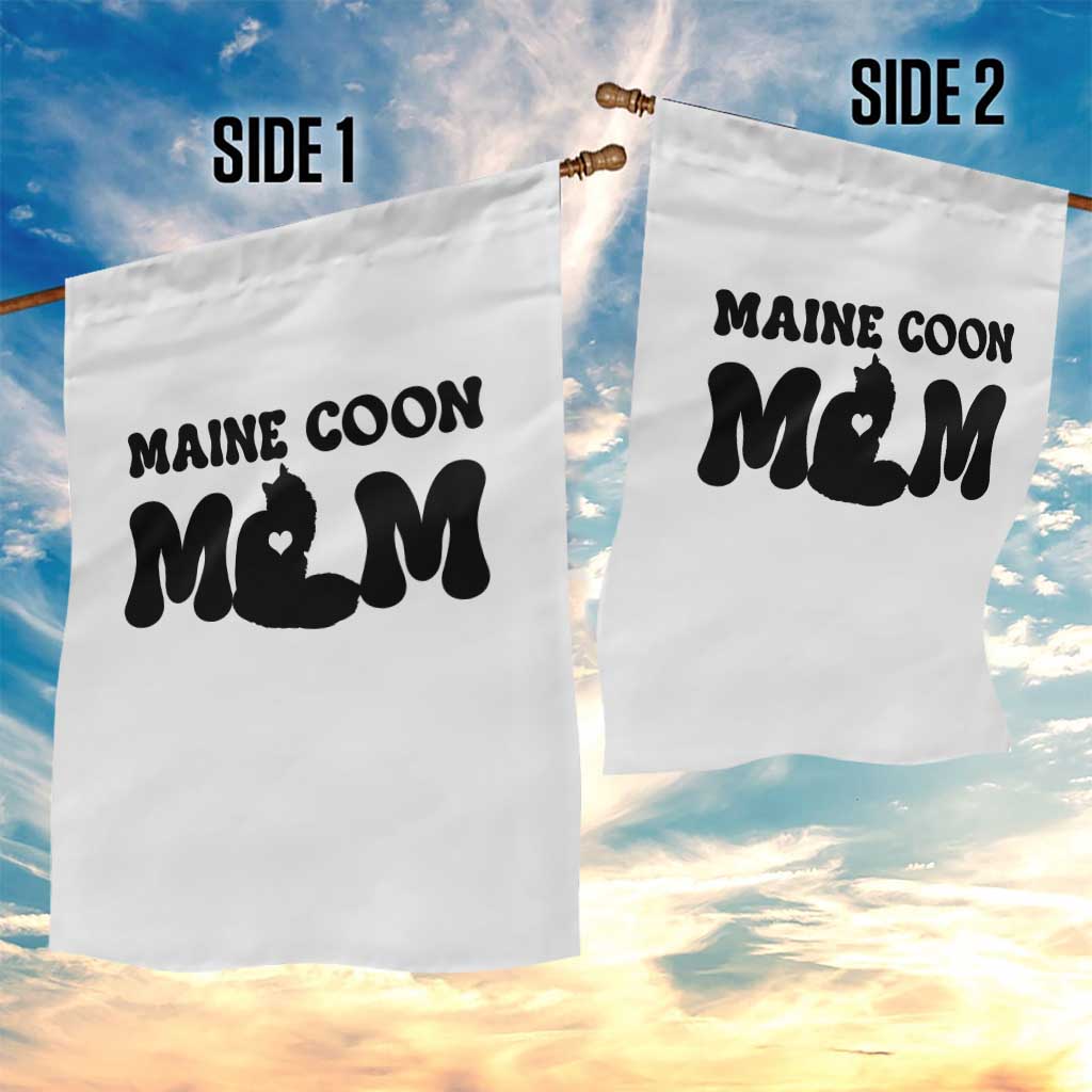Maine Coon Mom Garden Flag Cat Lover Gift For Her