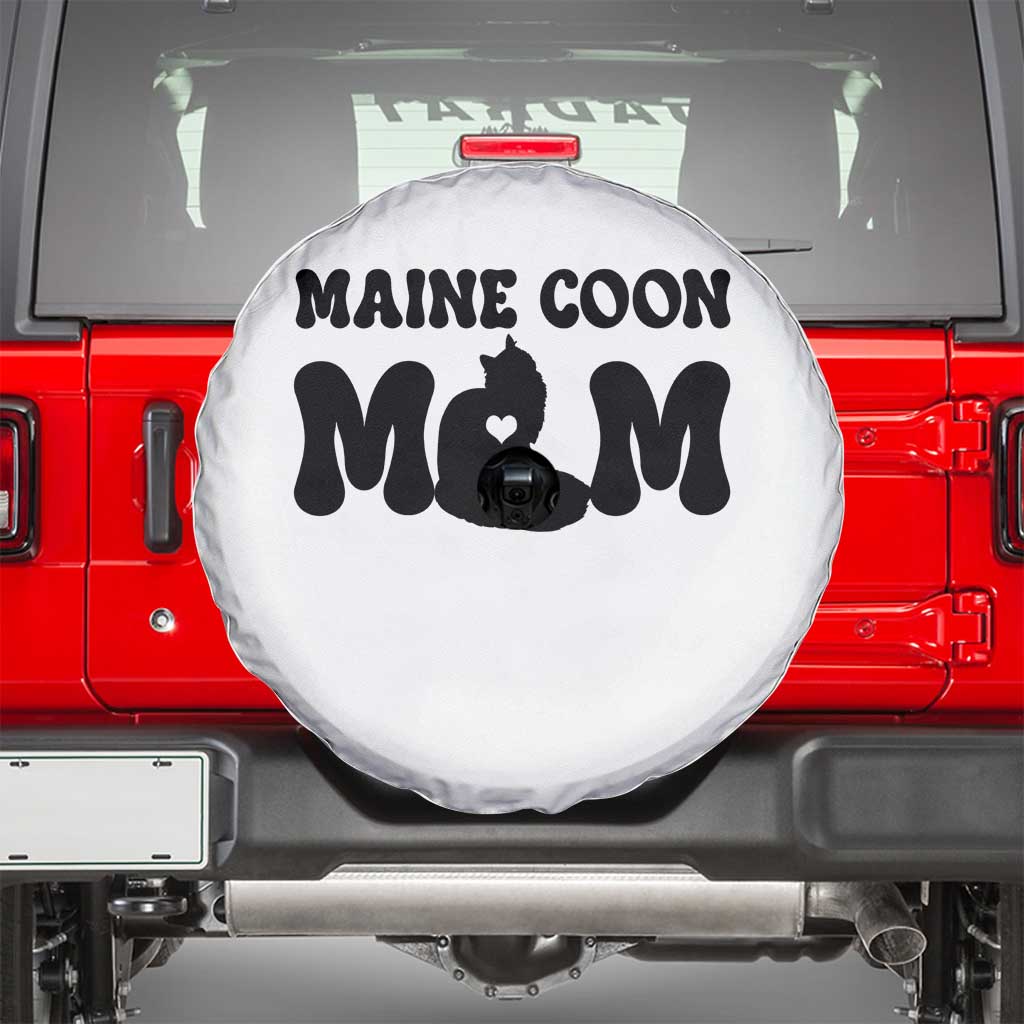 Maine Coon Mom Spare Tire Cover Cat Lover Gift For Her