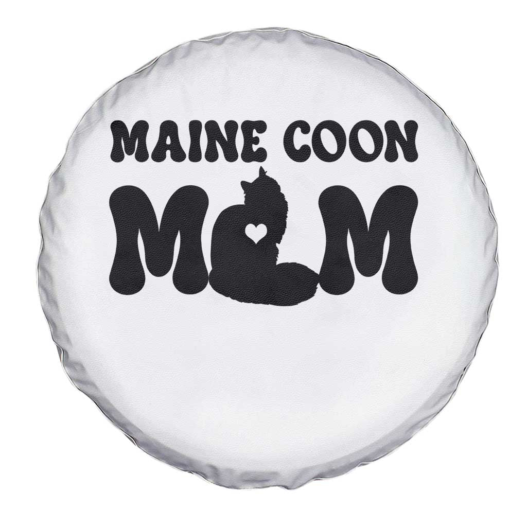 Maine Coon Mom Spare Tire Cover Cat Lover Gift For Her