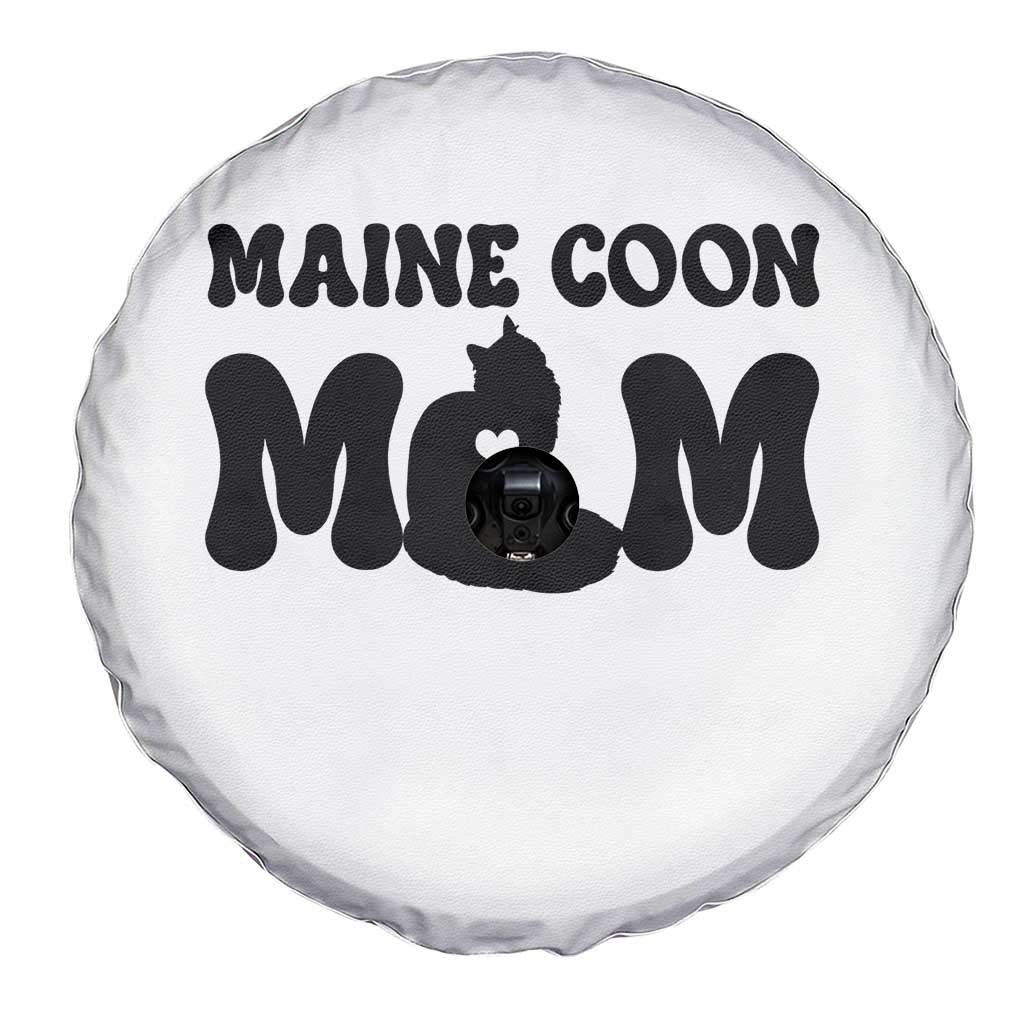 Maine Coon Mom Spare Tire Cover Cat Lover Gift For Her