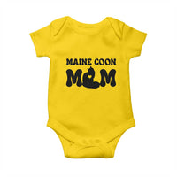 Maine Coon Mom Baby Onesie Cat Lover Gift For Her
