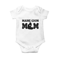 Maine Coon Mom Baby Onesie Cat Lover Gift For Her