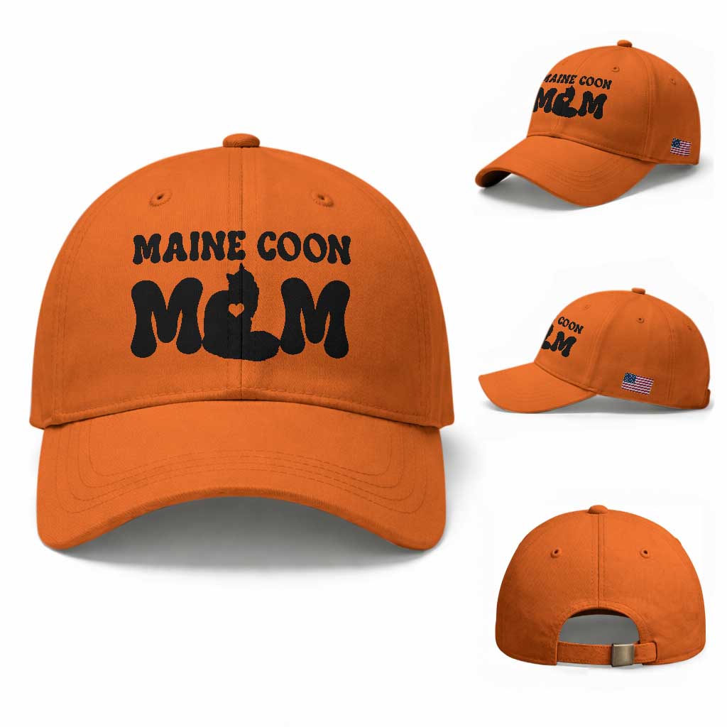 Maine Coon Mom Baseball Cap Cat Lover Gift For Her
