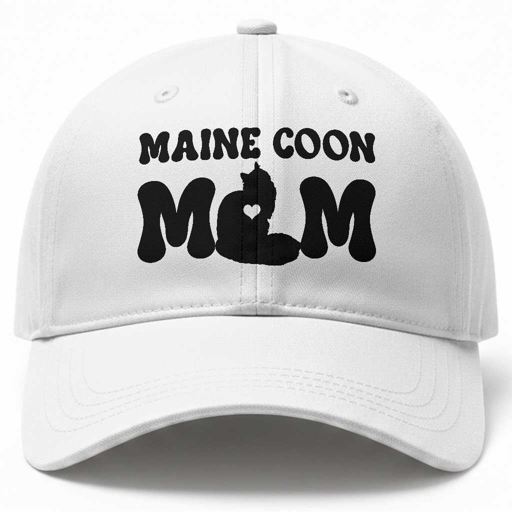 Maine Coon Mom Baseball Cap Cat Lover Gift For Her
