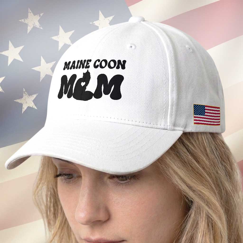 Maine Coon Mom Baseball Cap Cat Lover Gift For Her