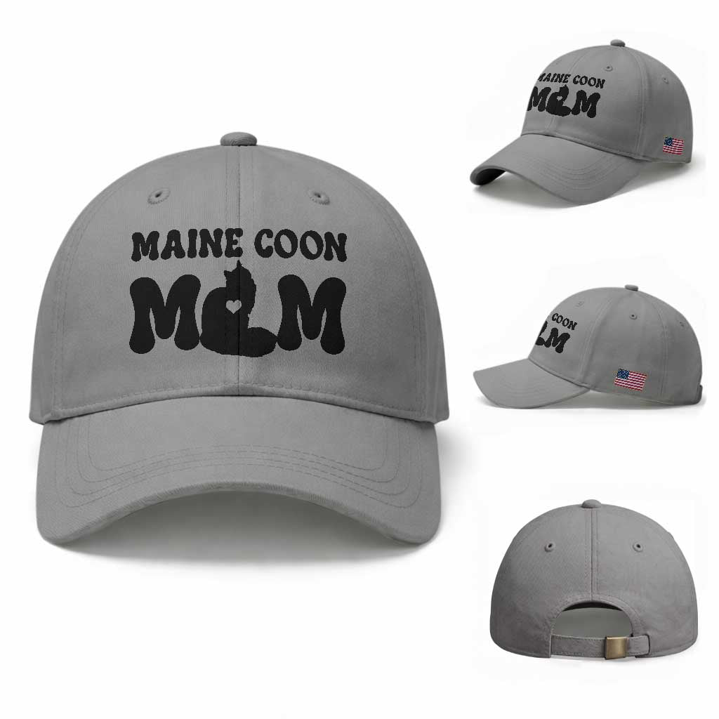 Maine Coon Mom Baseball Cap Cat Lover Gift For Her