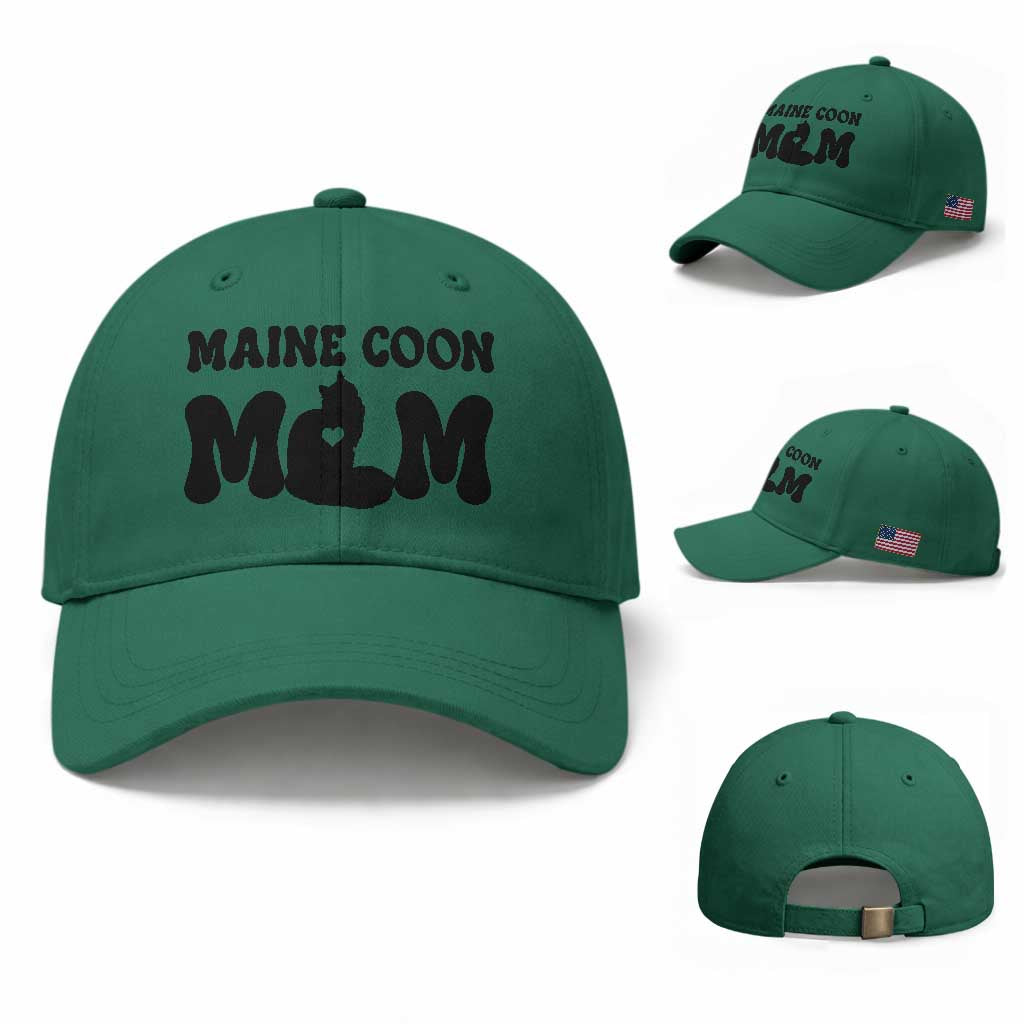 Maine Coon Mom Baseball Cap Cat Lover Gift For Her