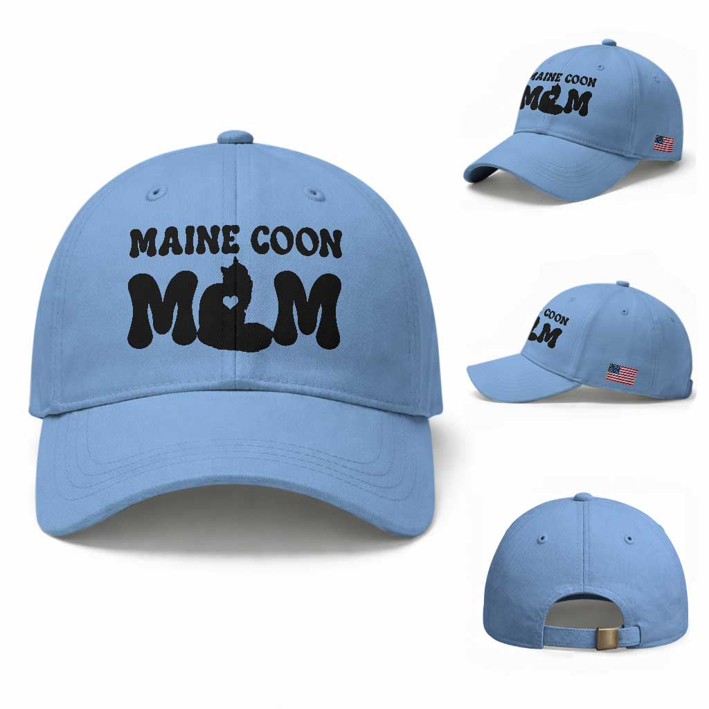 Maine Coon Mom Baseball Cap Cat Lover Gift For Her