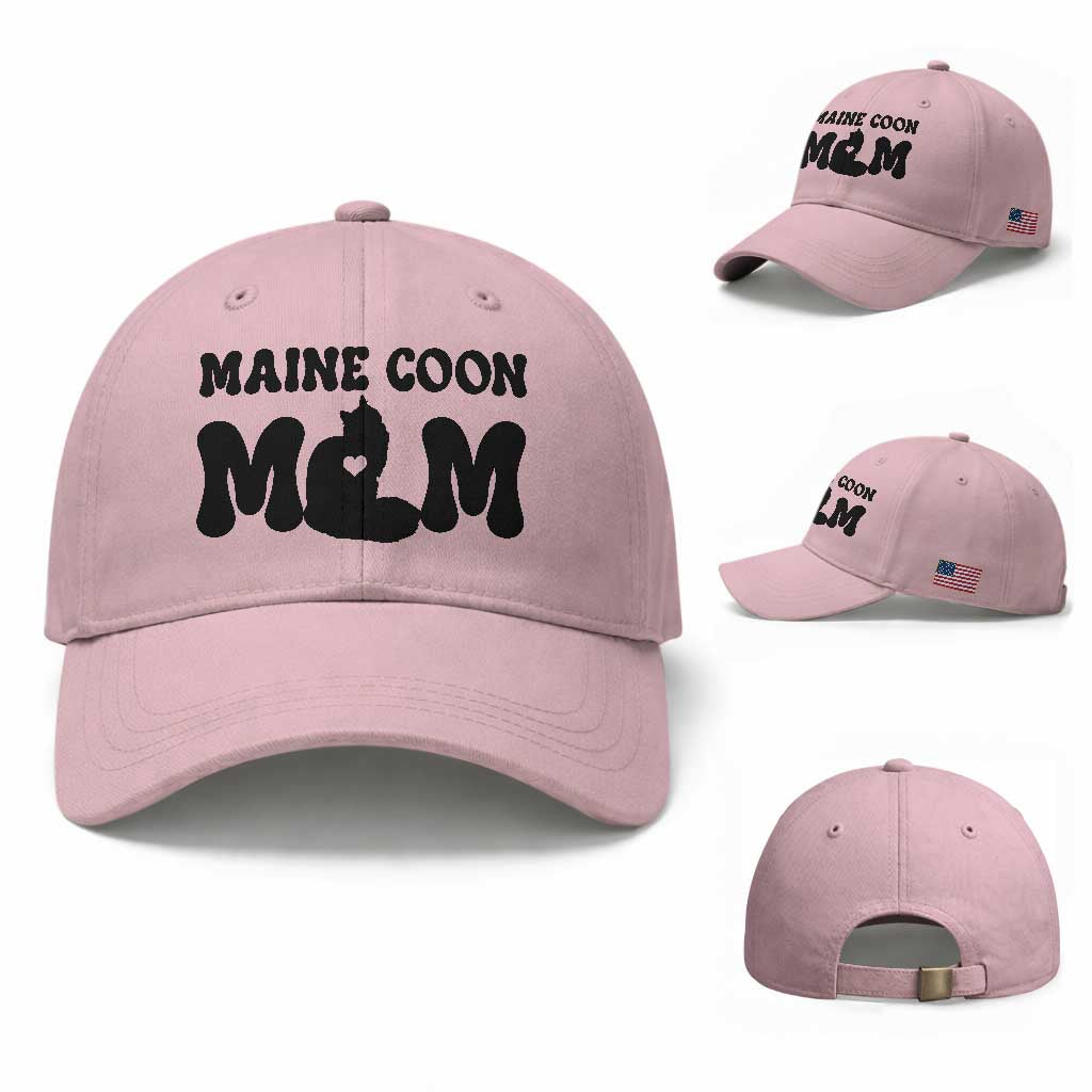 Maine Coon Mom Baseball Cap Cat Lover Gift For Her