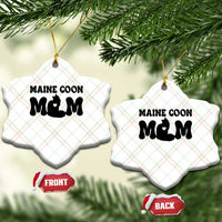 Maine Coon Mom Ceramic Ornament Cat Lover Gift For Her