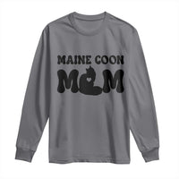 Maine Coon Mom Long Sleeve Shirt Cat Lover Gift For Her