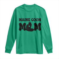 Maine Coon Mom Long Sleeve Shirt Cat Lover Gift For Her