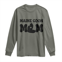 Maine Coon Mom Long Sleeve Shirt Cat Lover Gift For Her