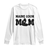 Maine Coon Mom Long Sleeve Shirt Cat Lover Gift For Her