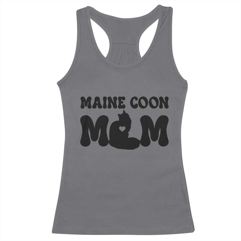 Maine Coon Mom Racerback Tank Top Cat Lover Gift For Her