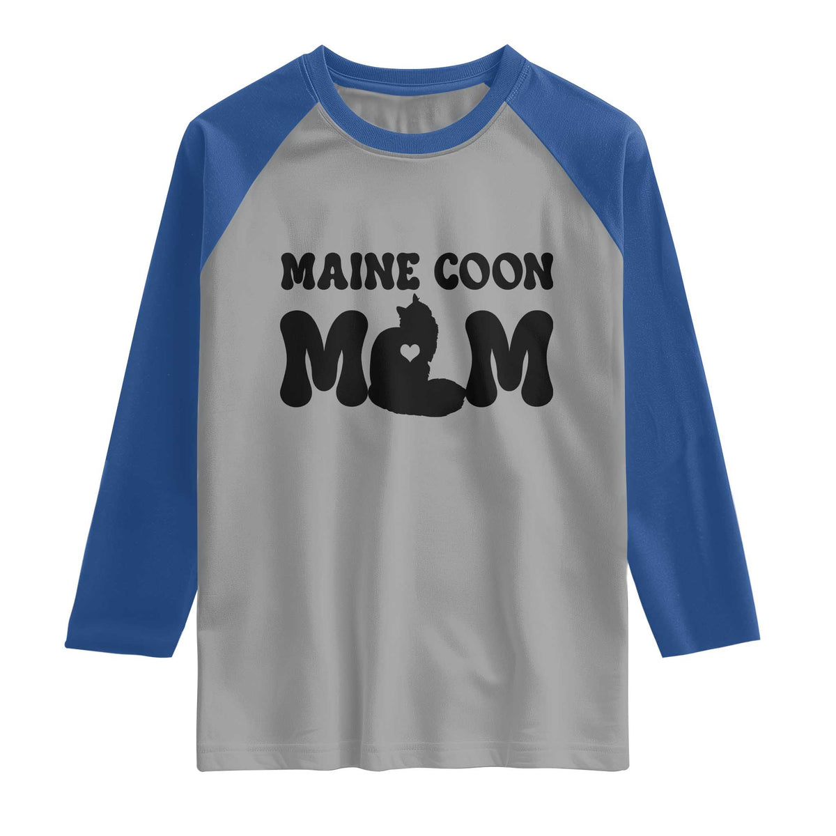 Maine Coon Mom Raglan Shirt Cat Lover Gift For Her