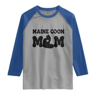 Maine Coon Mom Raglan Shirt Cat Lover Gift For Her