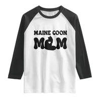 Maine Coon Mom Raglan Shirt Cat Lover Gift For Her
