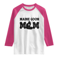 Maine Coon Mom Raglan Shirt Cat Lover Gift For Her