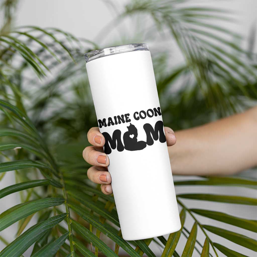Maine Coon Mom Skinny Tumbler Cat Lover Gift For Her